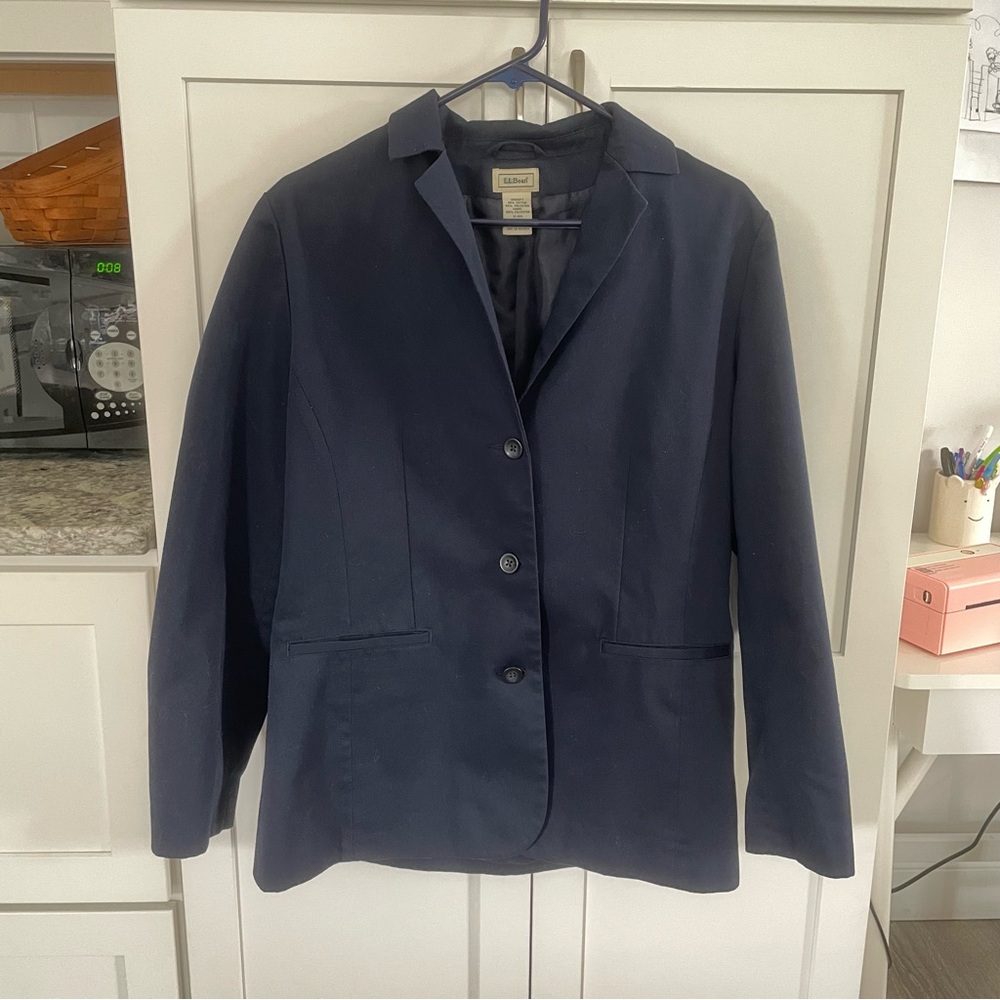 L.L. Bean Navy Blazer Jacket